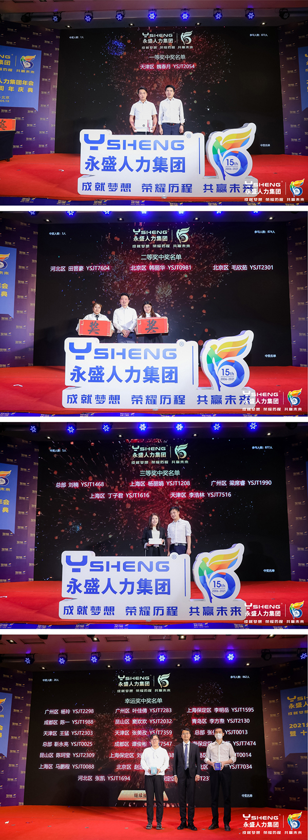 永盛人力集团15周年庆典